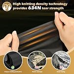 Patio Sofa Cover Waterproof, 2-Seater Outdoor Sofa Cover Loveseat Cover with Air Vent, Patio Furniture Covers Waterproof for Outdoor Sofa / Bench / Loveseat (58" Wx 28" Dx 35" H)