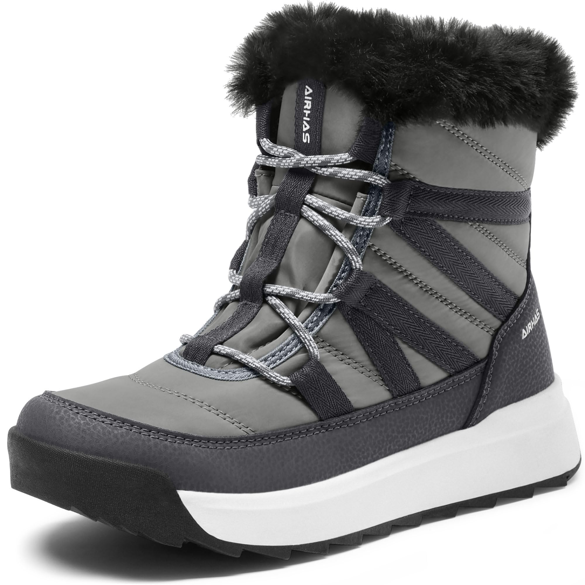Womens Warm Snow Boots Cold Weather Winter Boots Fur Lined Comfortable Lightweight