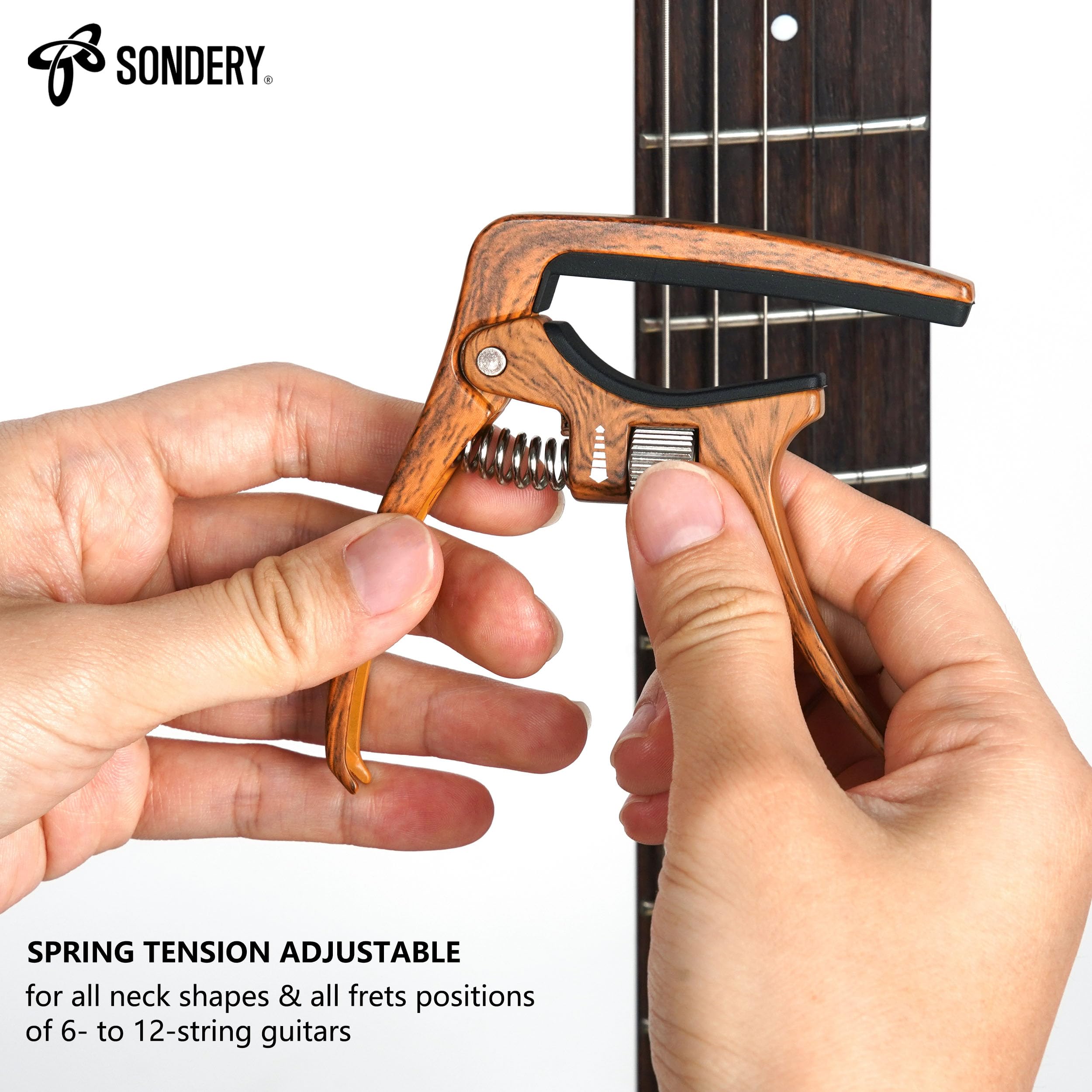 Amazon | SONDERY カポタスト アコースティック ギター エレキ 用 6弦