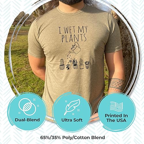 Miniatura 9 de I'd Hike That, Graphic Men's Tee, Funny T Shirt, Shirts with Sayings, Stonewash Blue or Sage (XXL, Stonewash Blue)