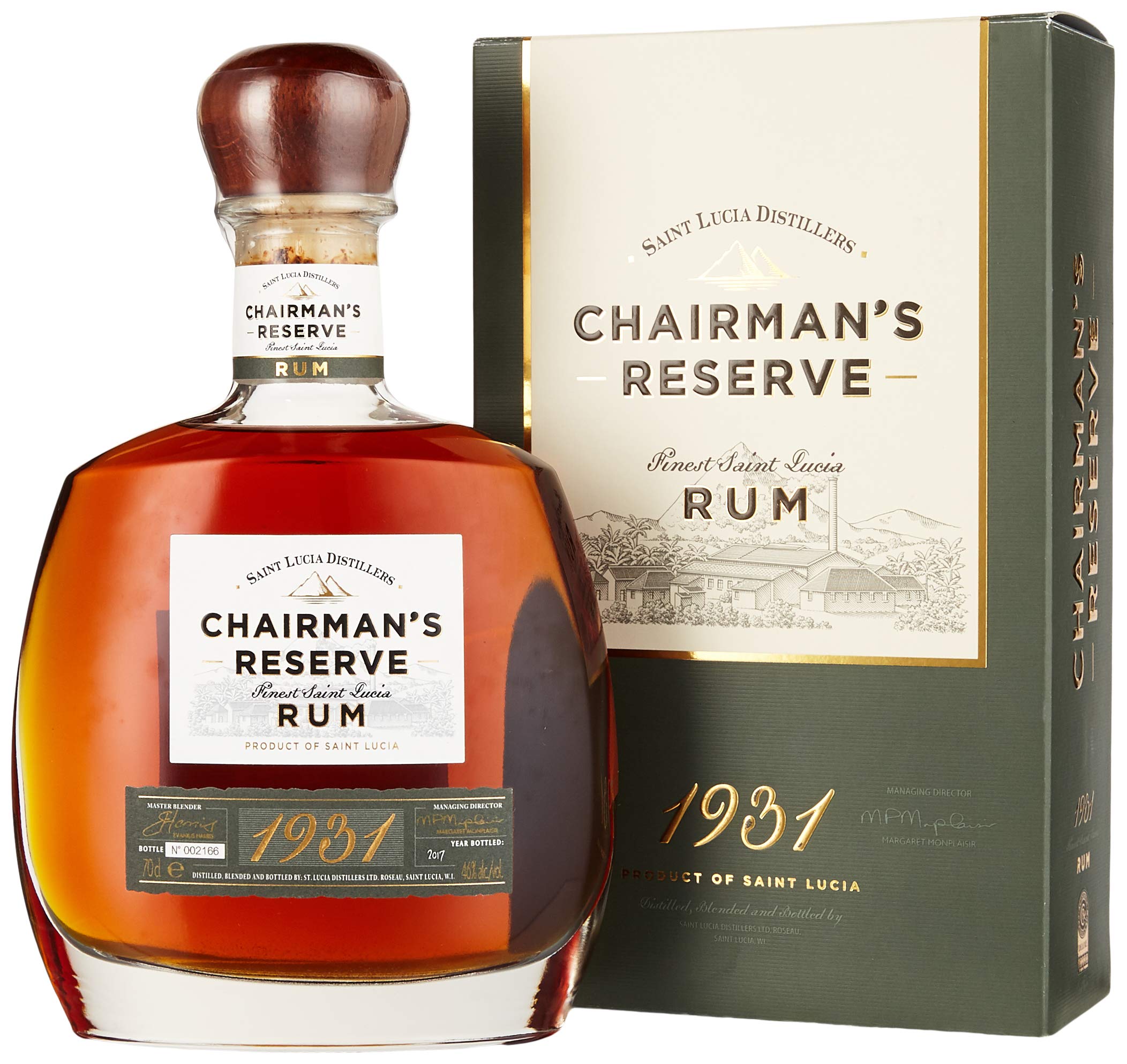 Chairman's Reserve Finest St. Lucia Rum 1931 (1 x 0.7 l)
