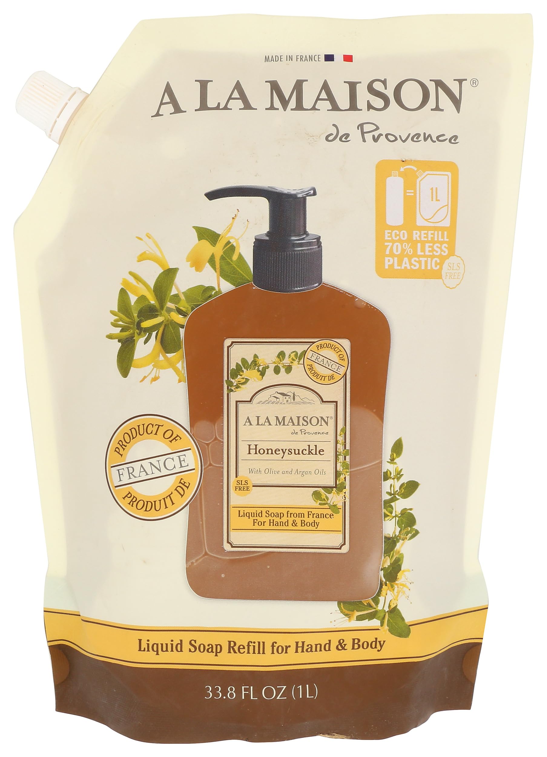 Amazon.com : A LA MAISON Honeysuckle Natural Hand Wash Made with