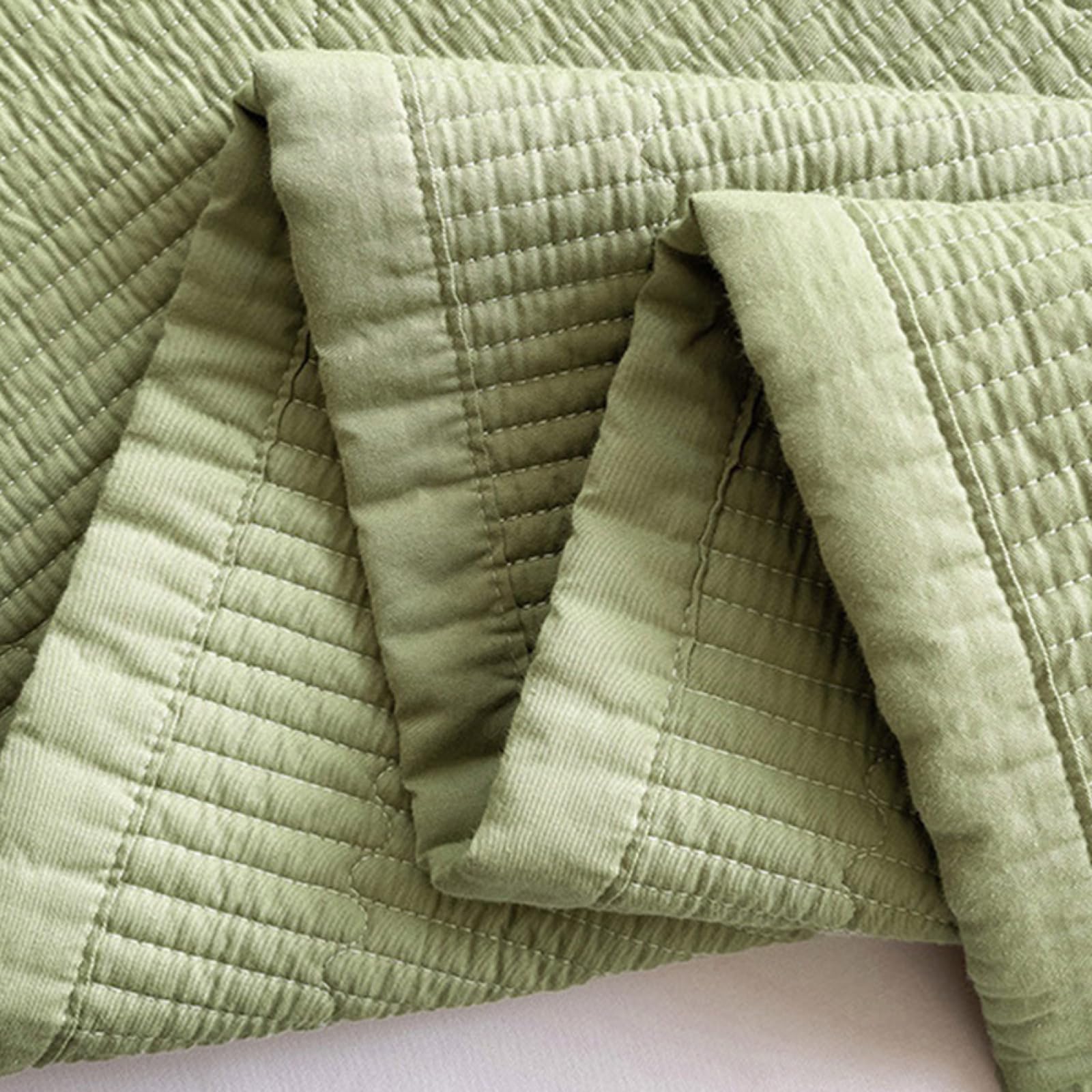 Trapunte super morbide e accoglienti, 250 x 230 cm, comodi copriletti in cotone lavato, set copriletto per tutte le stagioni per il massimo calore e stile