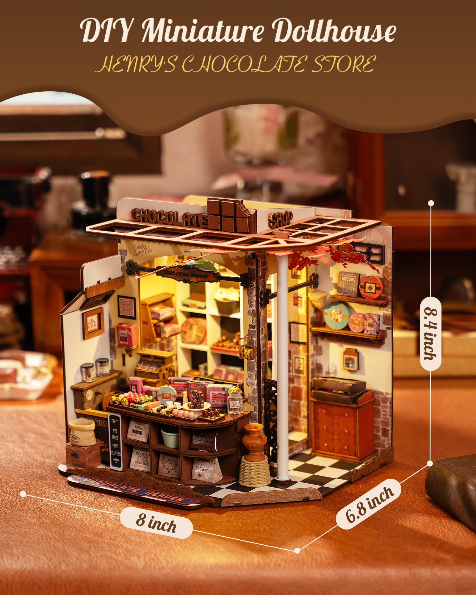 Amazon | Rolife DIYミニチュアハウスキット ヘンリーのチョコレート