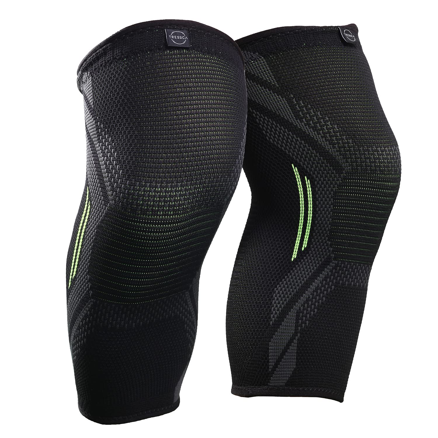 TRESSCA Nylon Knee Support With Best Kneecap Compression, Provides Perfect Knee Support For Gym, Badminton, Running, Weight Lifting. (Large) (B0B4345GHJ) Amazon Price History, Amazon Price Tracker
