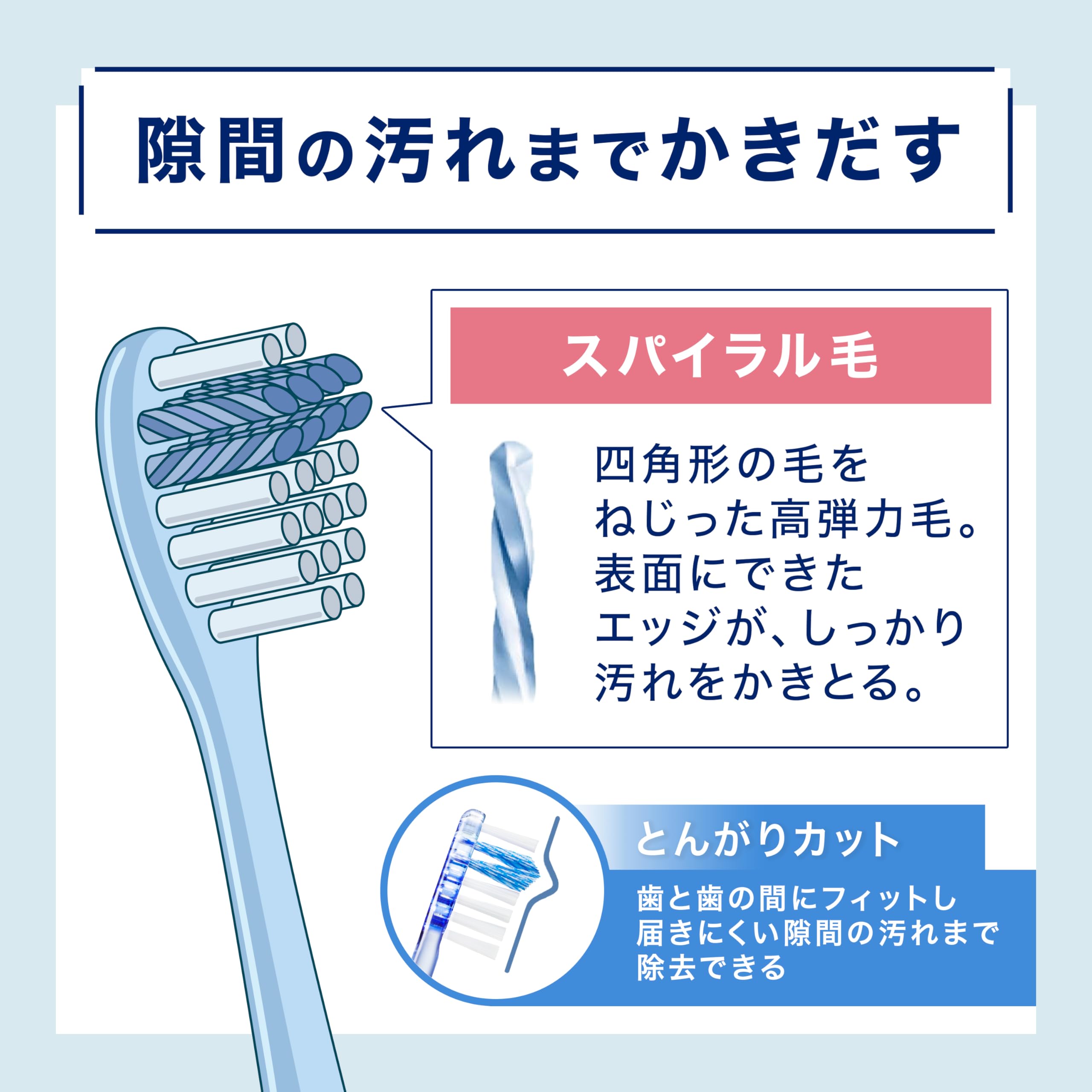 Ora2(オーラツー) ミー 歯ブラシ スパイラルキャッチ [コンパクトヘッド ふつう] 6本パック まとめ買い ※色は選べません - 3