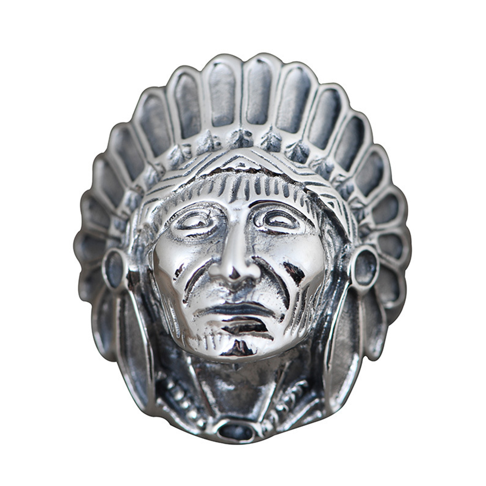 Vintage Real 925 Sterling Silver Native American Indian