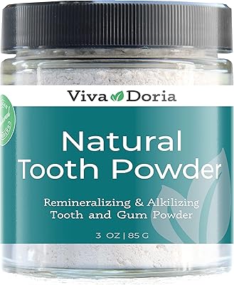 Viva Doria Natural Tooth Powder | Remineralizing Tooth Powder | Natural Teeth Whitening Powder | Toothpaste Power | Breath...