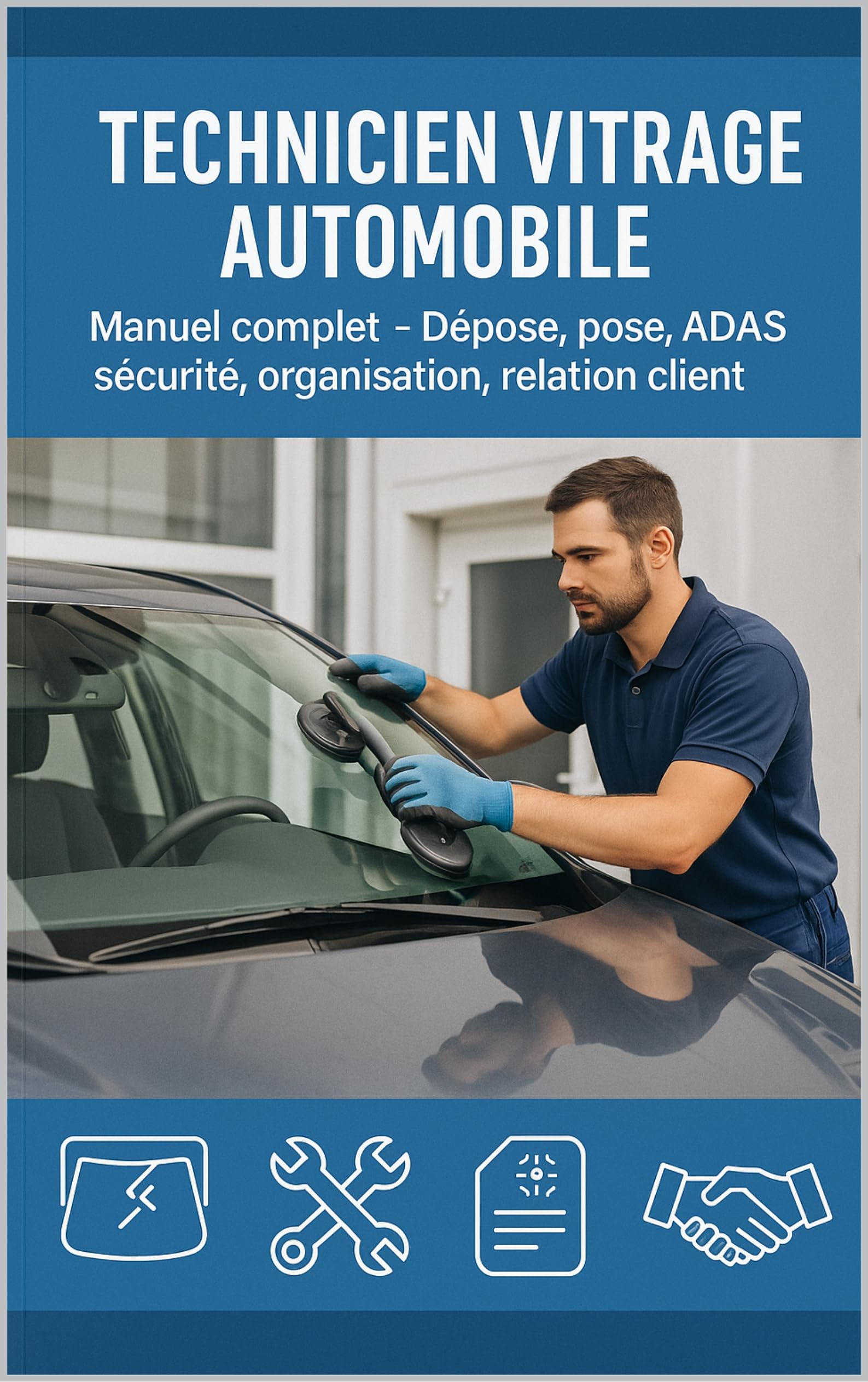 Formation vitrage automobile : manuel complet de réparation d'impacts et remplacement de pare-brise