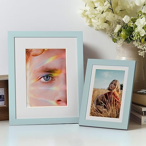 Vista 106 de eletecpro Juego de 10 marcos de fotos de 8.5 x 11 pulgadas, collage de fotos, decoración de pared, fotos de 5 x 7 con paspartú o de 8.5 x 11 Negro