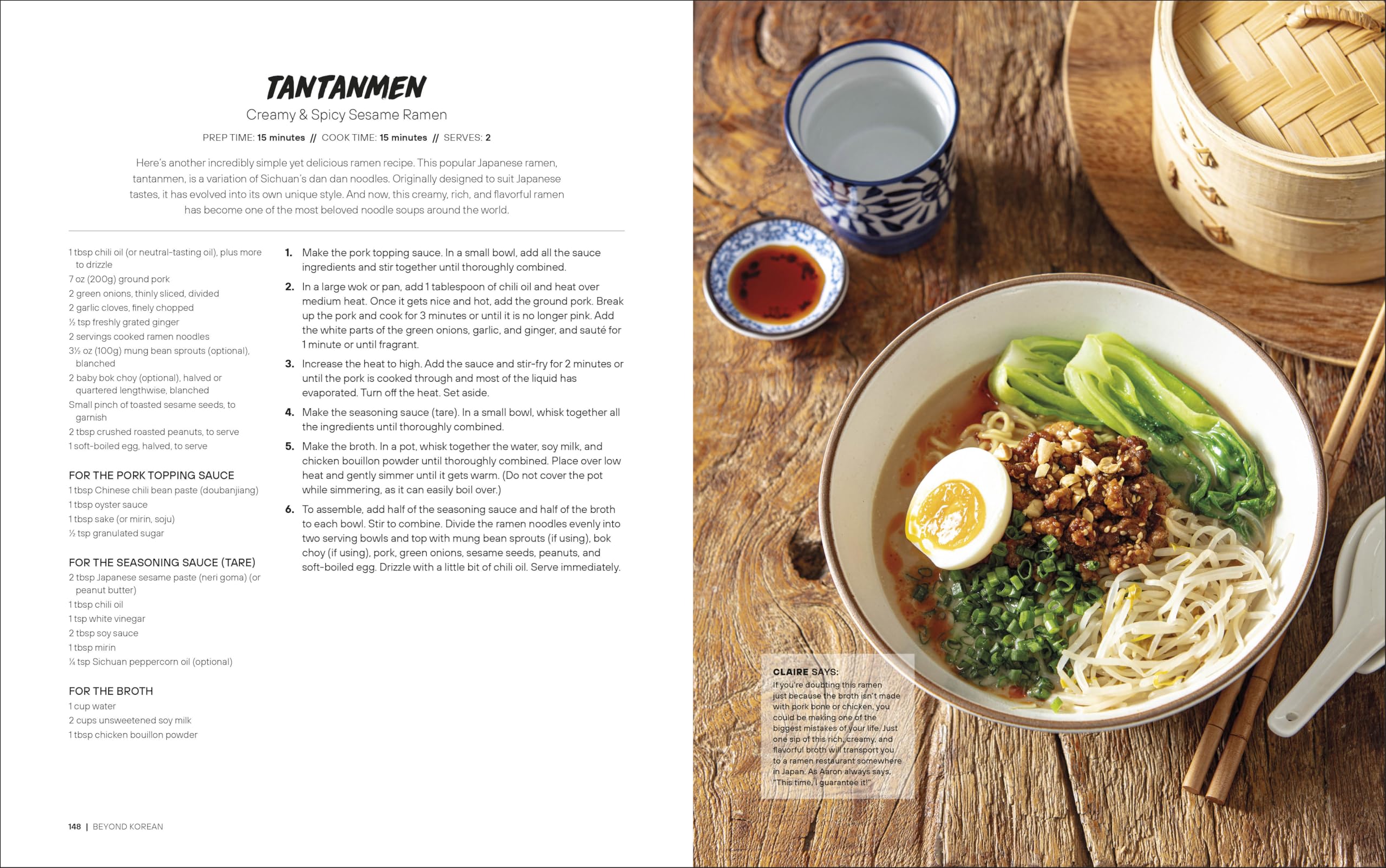 Beyond Korean: Easy Recipes for Korean, Japanese, and Chinese Favorites