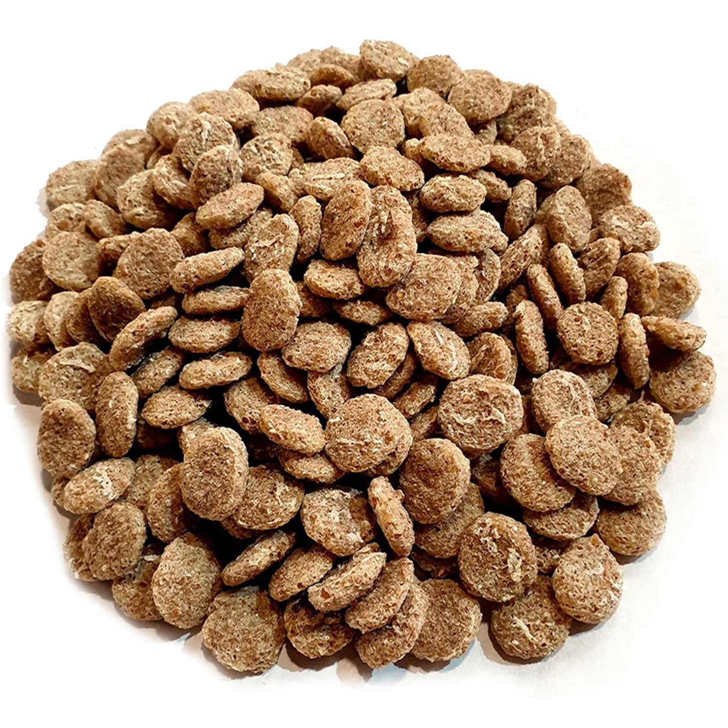 Wheat Discs Duck Feed 15kg – Natural Floating Duck Food for Swans, Geese & Wild Birds – Healthy Whole Wheat Discs Waterfowl Floating Pellets – No Mess, No Waste