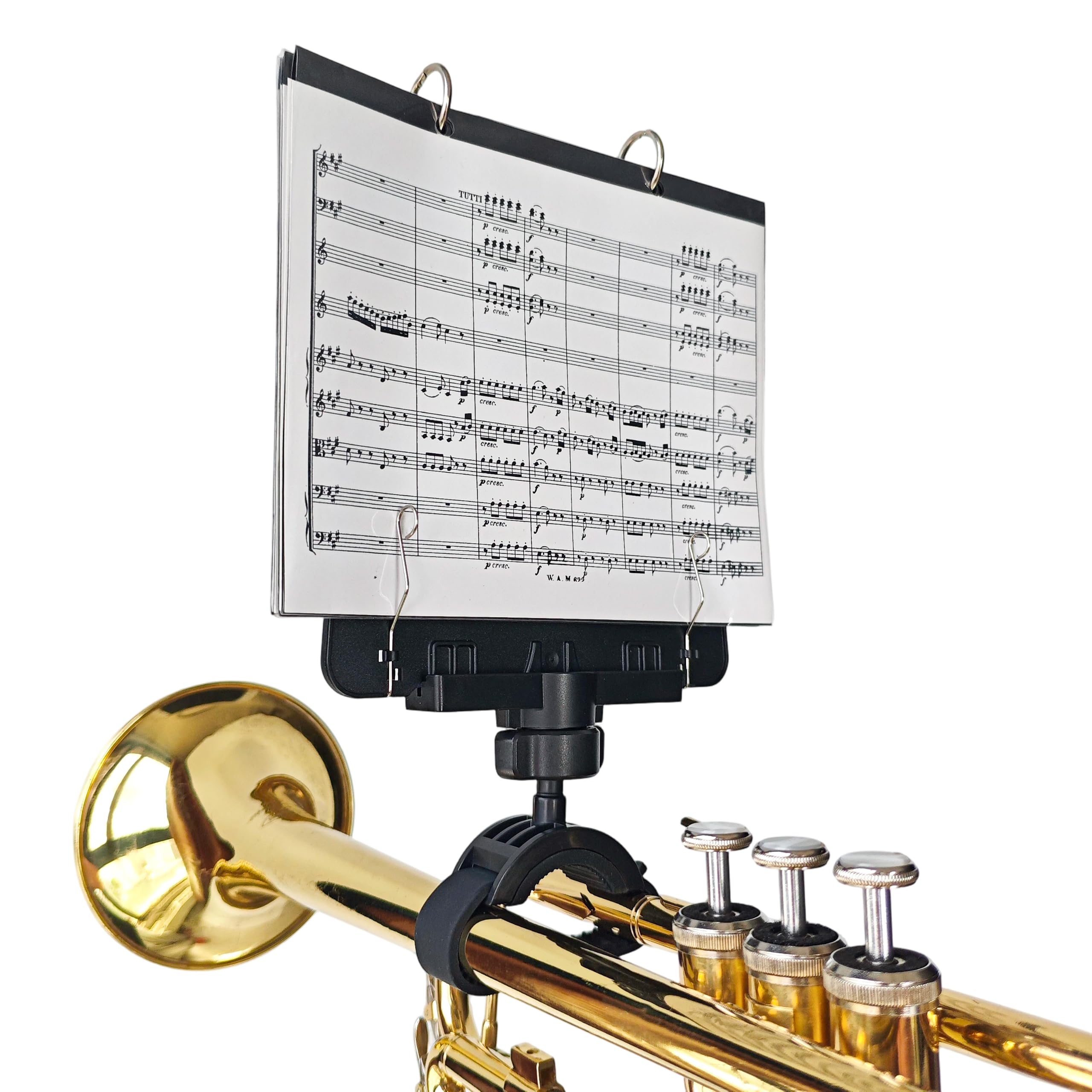 TC10T Trumpet Lyre with Flip Folder for Marching Band