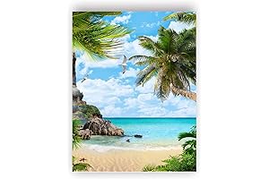 TANXM Beach Posters for Walls, Leaf Wall Art, Nature Wall Decor