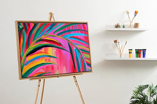 Miniatura 3 de Kate and Laurel Sylvie - Lienzo enmarcado para pared, 23 x 33 pulgadas, natural, moderno lienzo vacío para pintar tu propio arte, lienzo de alta