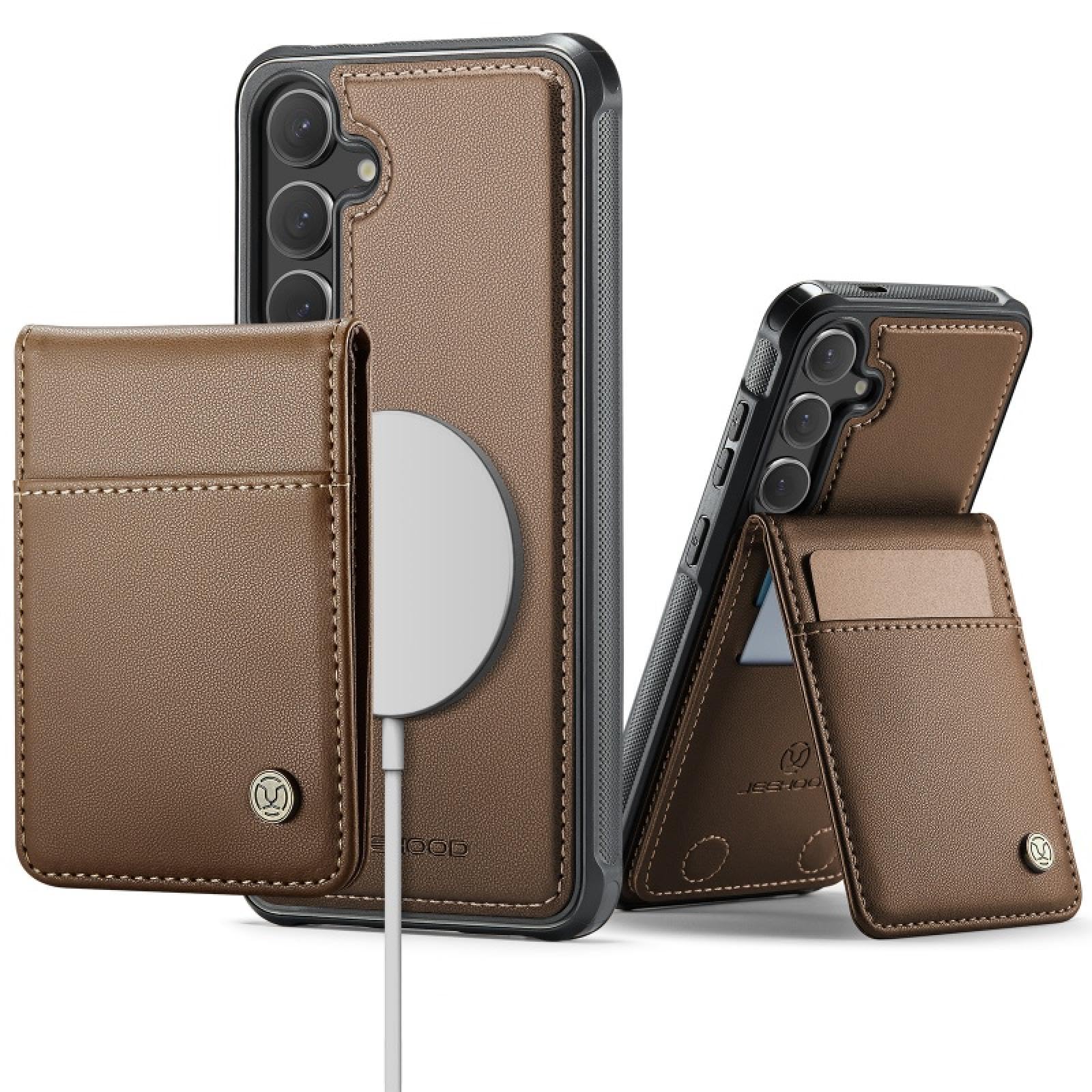 Coque Samsung S24 Plus étui portefeuille magnétique rabat cuir - 8
