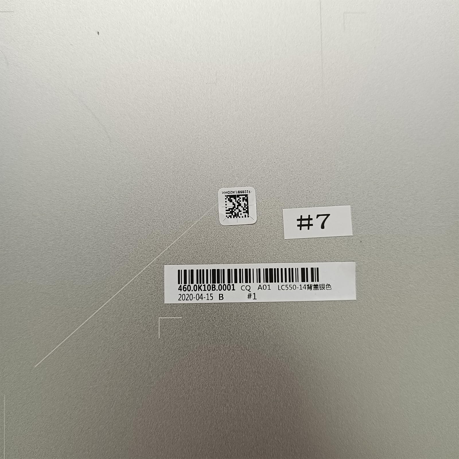 Coperchio Posteriore LCD Per Lenovo Ideapad Flex 5-14IIL05 | Mek-motoo | Grigio Scuro | 5CB0Y85294