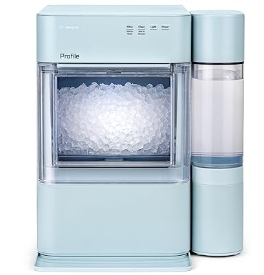 GE Profile Opal 2.0 XL with 1 Gallon Tank, Chewable Crunchable Countertop Nugget Ice Maker, Scoop included, 38 lbs in 24 hours, Pellet Ice Machine with WiFi & Smart Connected, Stainless Steel