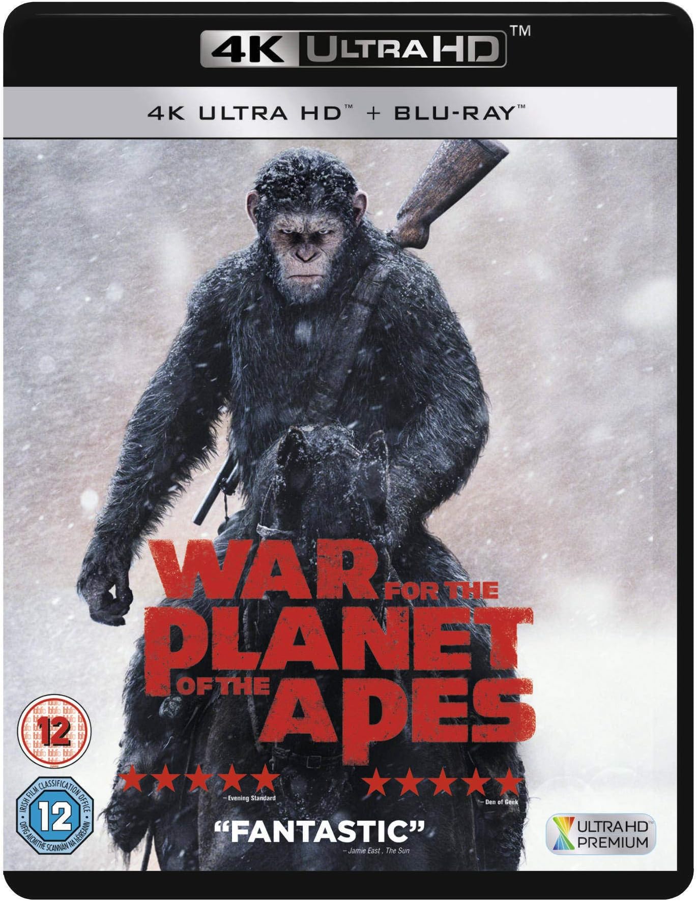 War For The Planet Of The Apes 4k Ultra-HD [Blu-ray] [2017]