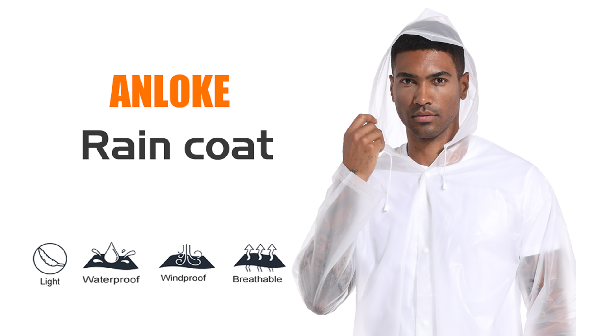 Amazon.com: ANLOKE Rain Ponchos for Adults Raincoats (2 PACK