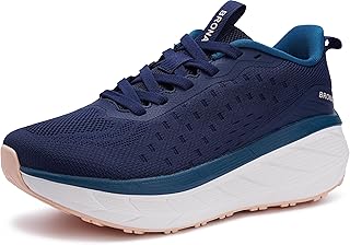 BRONAX Women's Wide Toe Box Shoes | High-Impact Cushion Thick Sole | Comfort for All-Day Walking