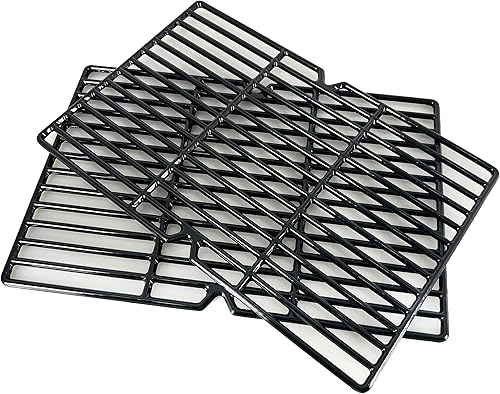 Miniatura 4 de Direct store Parts DC107 - Juego de 2 rejillas de cocina de hierro fundido con revestimiento de porcelana de 19 14 pulgadas (12 38 pulgadas x 19 14
