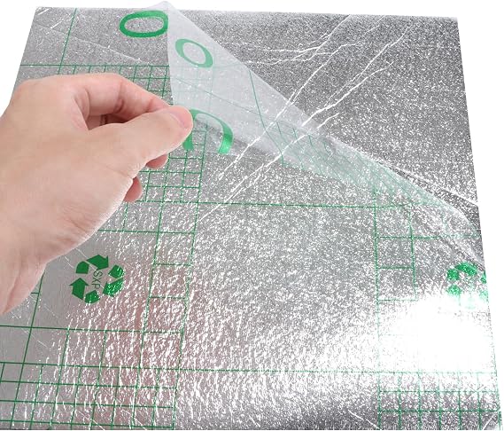 CertBuy 36 Pack Self Adhesive Carpet Floor Peel Tile Square, 11.8x11.8 Inch Carpet Squares, Self Adhesive Carpet Floor Tiles for Kitchen Bedrooms Indoor Outdoor(Light Gray)