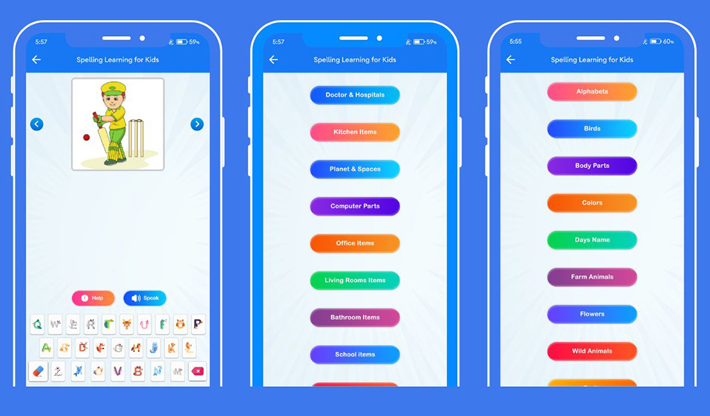 Spelling Learning For Kids - App on Amazon Appstore