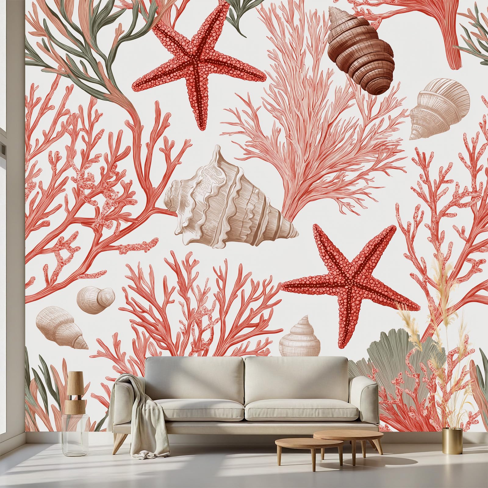 Stickers meuble océan coquillage pour relooker une chambre ou un salon