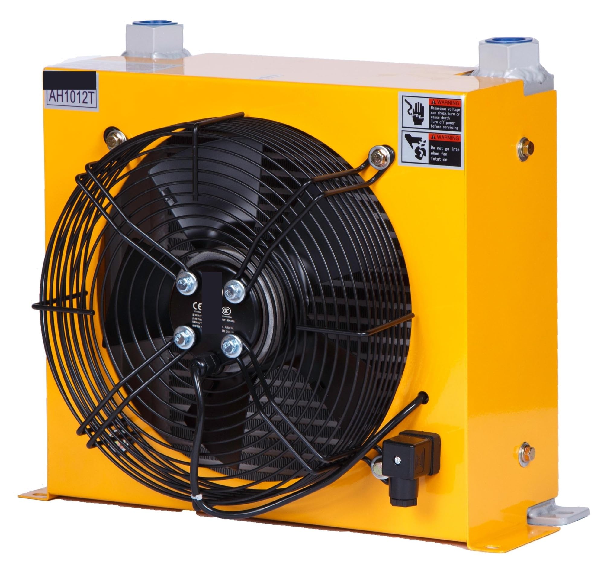 AH1012T Sistema hidráulico Enfriador de aire Radiador de aceite refrigerado por aire Intercambiador de calor de placas Bajo nivel de ruido Rendimiento alto(DC12)