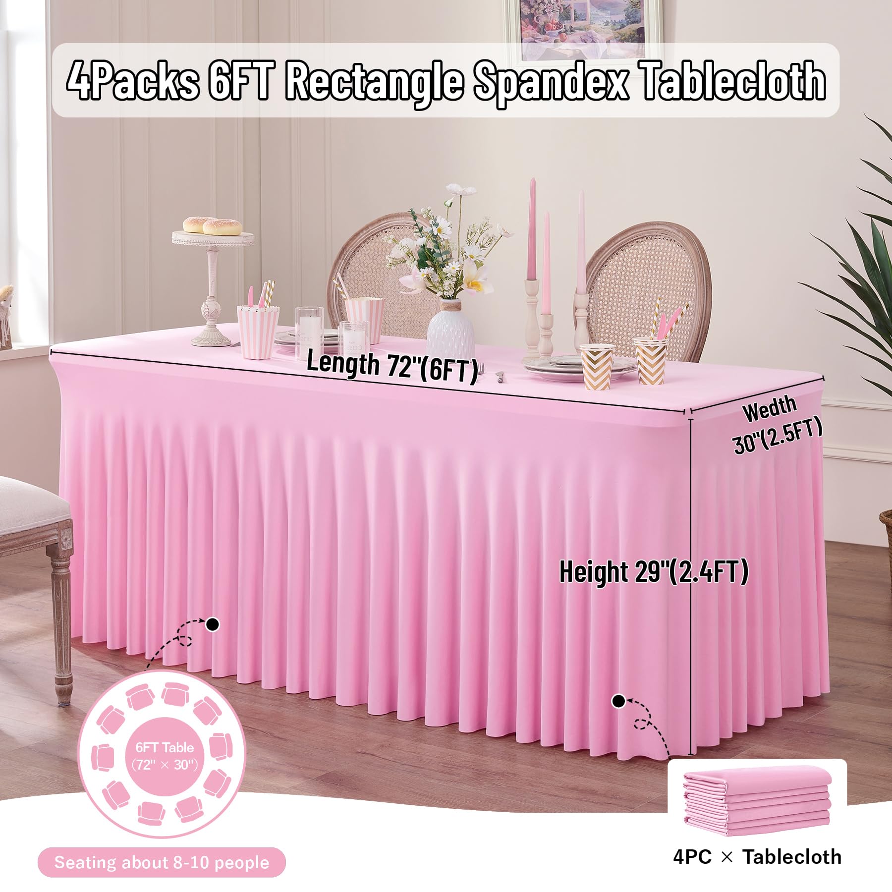 Nappe Table Exterieur Nappe élastique Mariage Hôtel Anniversaire