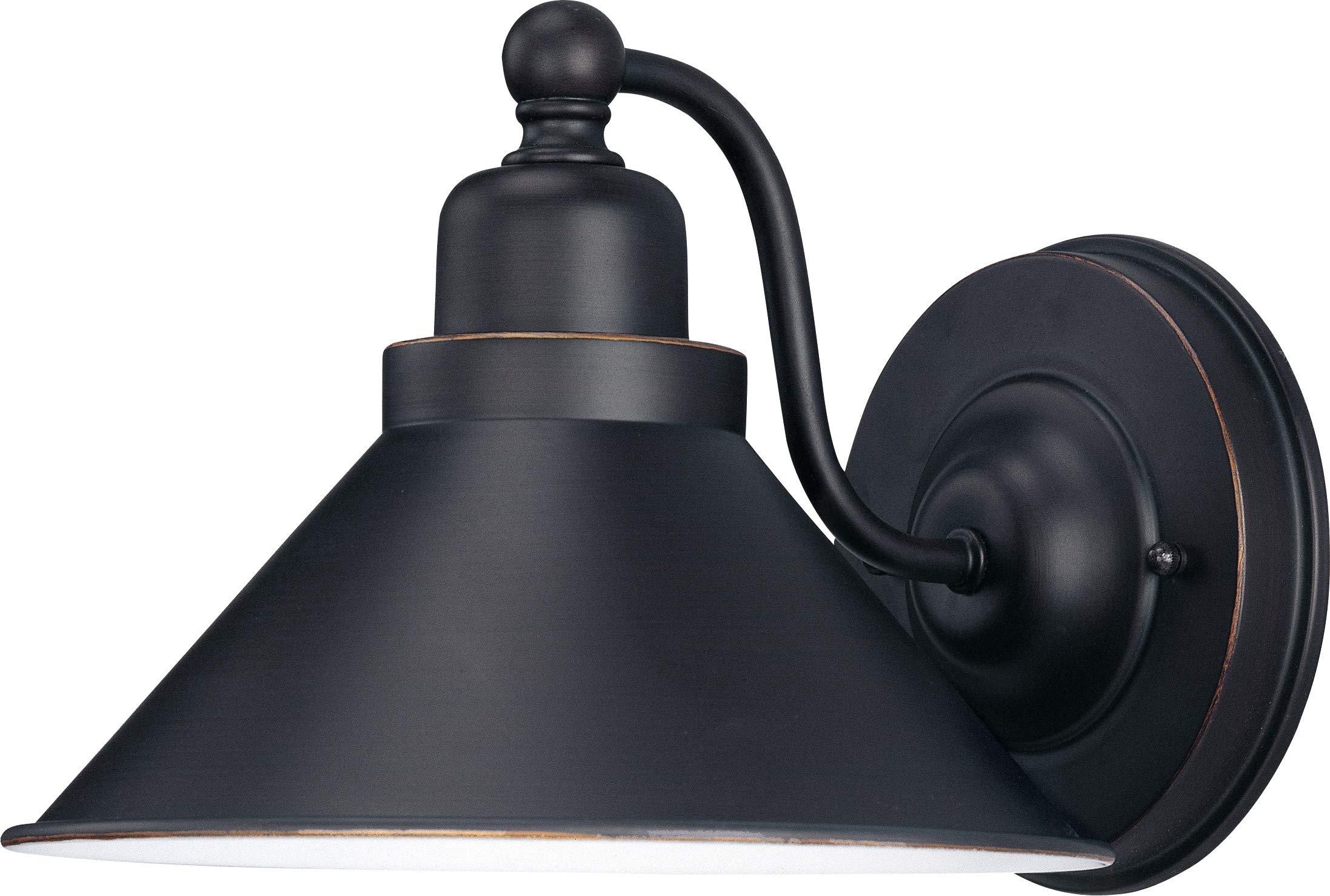 Nuvo 60/1709 One Light Sconce, Mission Dust Bronze, bronze/dark
