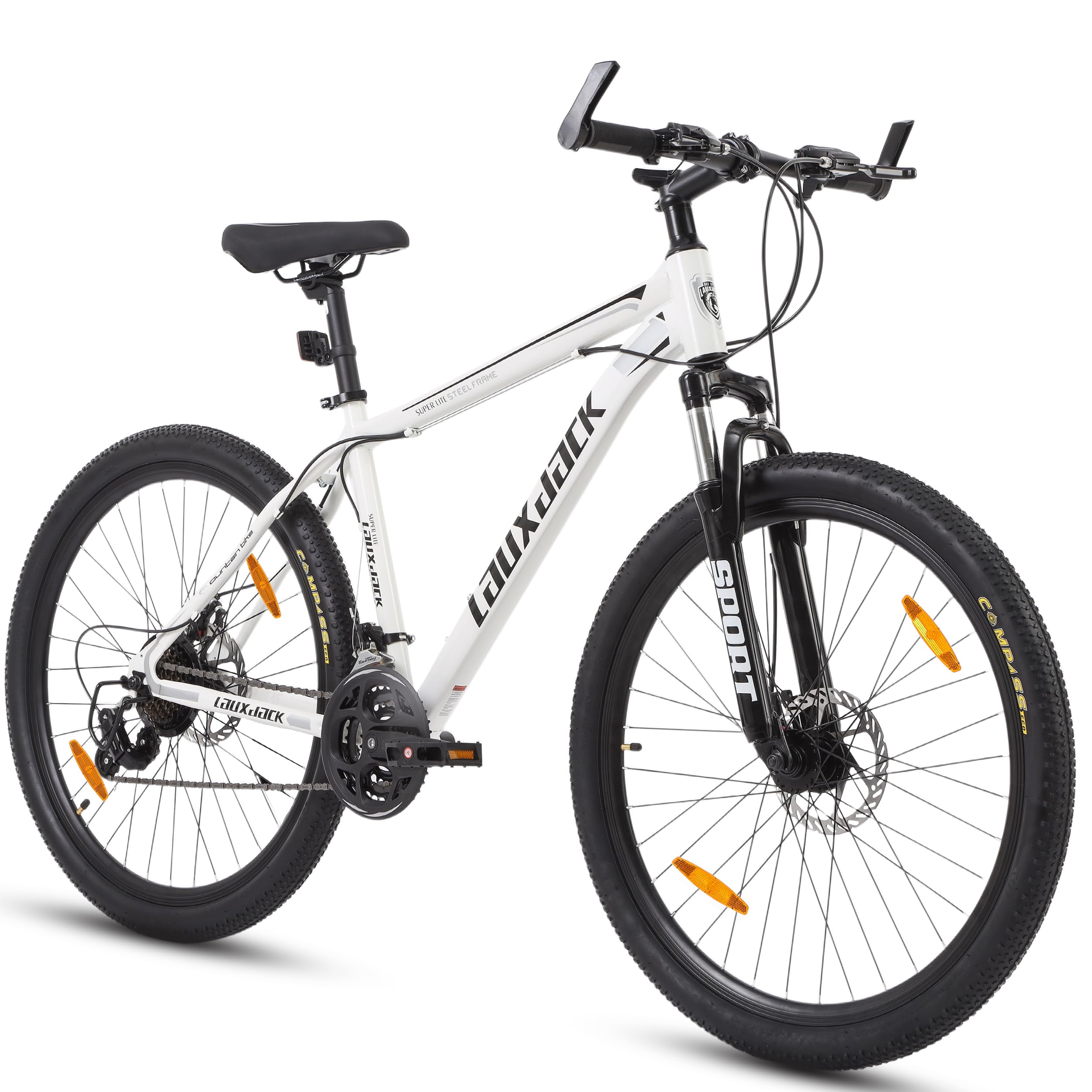 STAPERFO Bicicleta de montaña de 26 pulgadas Hardtail – MTB con 21 marchas y frenos de disco, horquilla de suspensión, bicicleta para hombre y mujer a partir de 160 cm – Bicicleta de ciudad y terreno