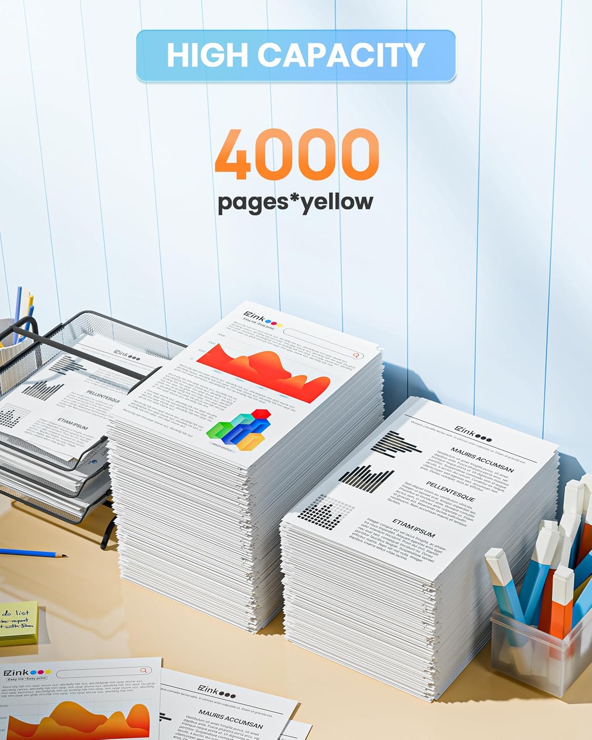 E-Z Ink Compatible Toner Cartridge Replacement for Brother TN-433 TN433 TN433bk TN431 Compatible with HL-L8260CDW HL-L8360CDW MFC-L8610CDW MFC-L8900CDW (1 Yellow, 1 Pack)
