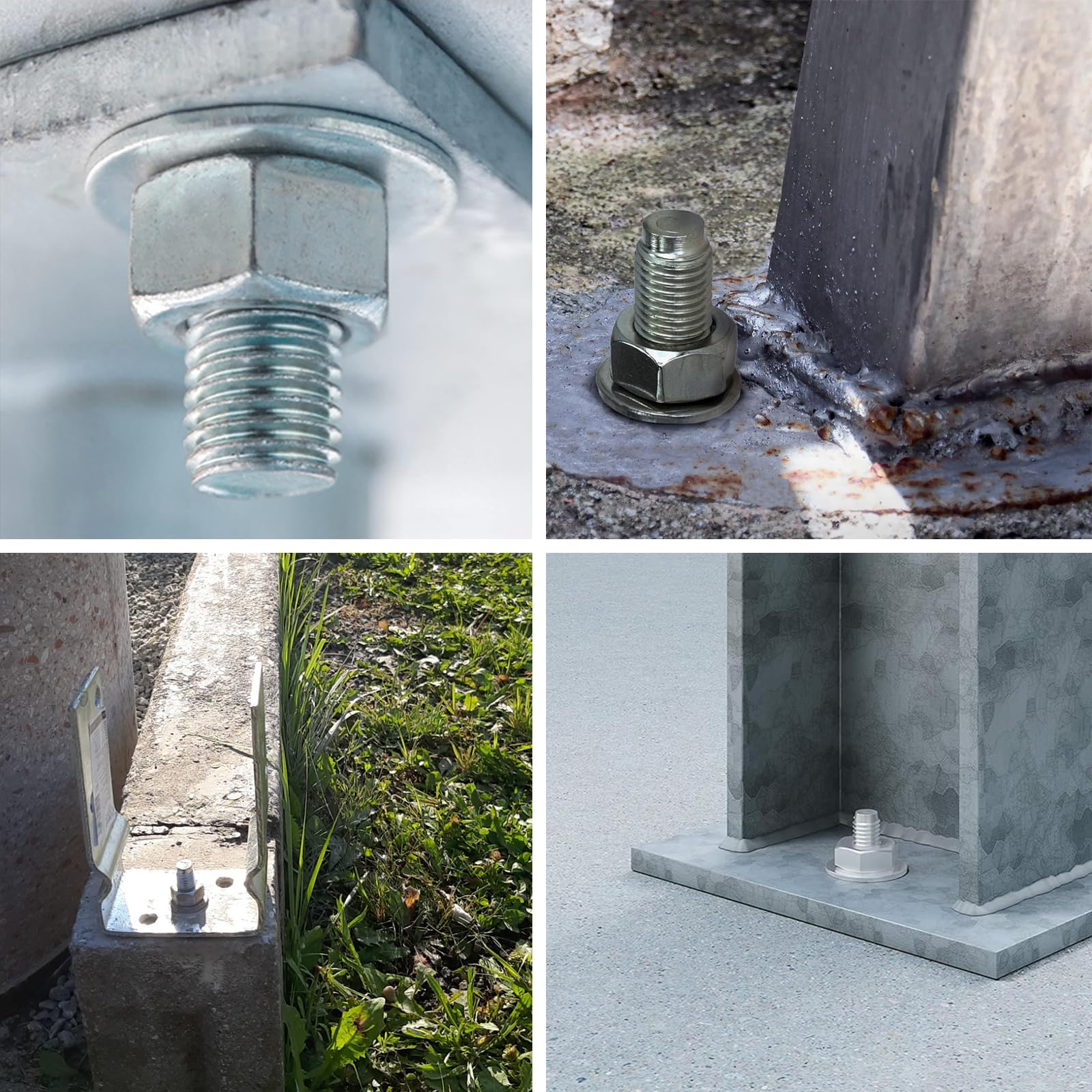 M10 X 100 Mm Tasselli Per Cemento Armato, 30 Pz Ancoraggi A Cuneo Zincati,tasselli in Metallo Tasselli Ancoranti Maschio Per Balaustra, Travi, Finestre, Macchinari, Muri Tende