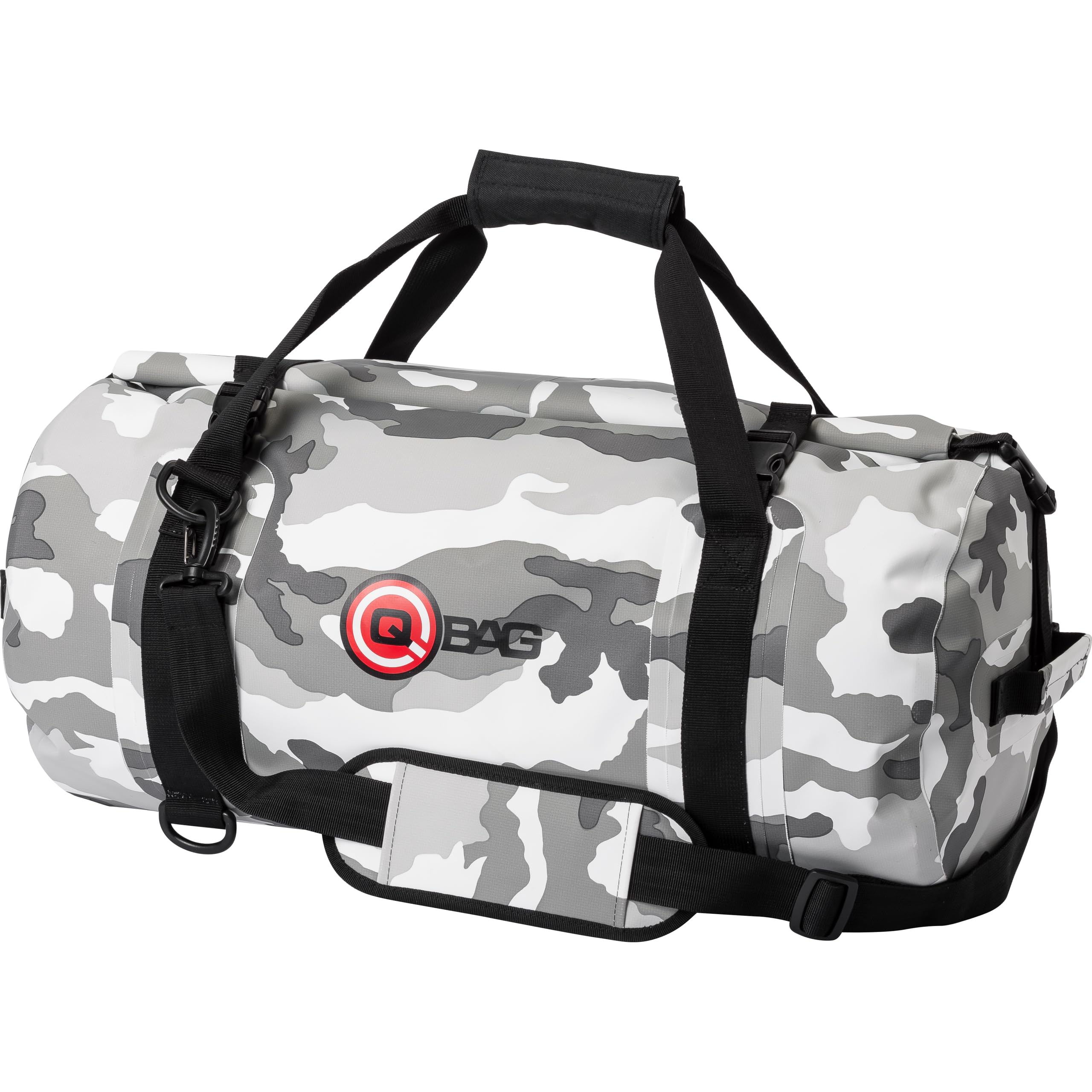 QBag wasserdichte Gepäckrolle Hecktasche 45L für Motorrad - Camouflage