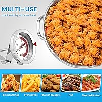 Vista 5 de Kit de Freidora de Pescado para Exteriores de 10QT – Olla de Aluminio Resistente, Canasta de 6.7QT, Freidora Profunda de Propano con Regulador