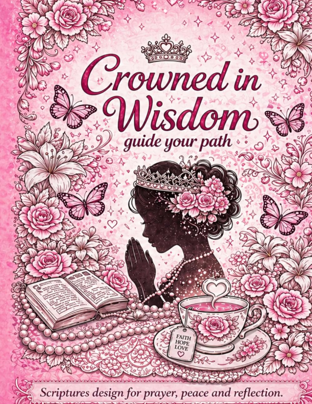 Crowned in Wisdom: A Proverbs Coloring Book for Christian Women
