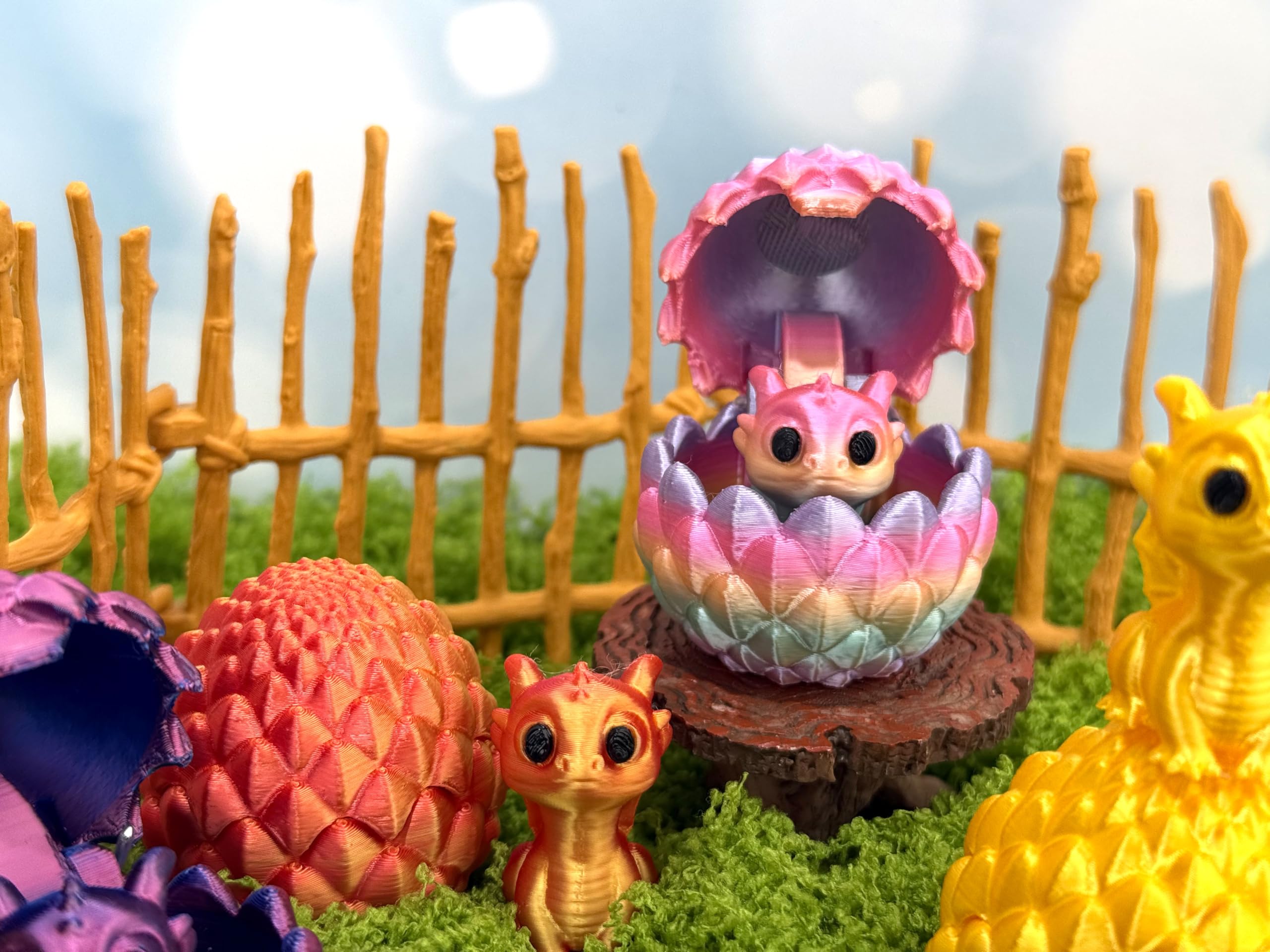 2025 New Dragon Eggs 6-Pack Mystery Dragon Eggs With Articulated ...