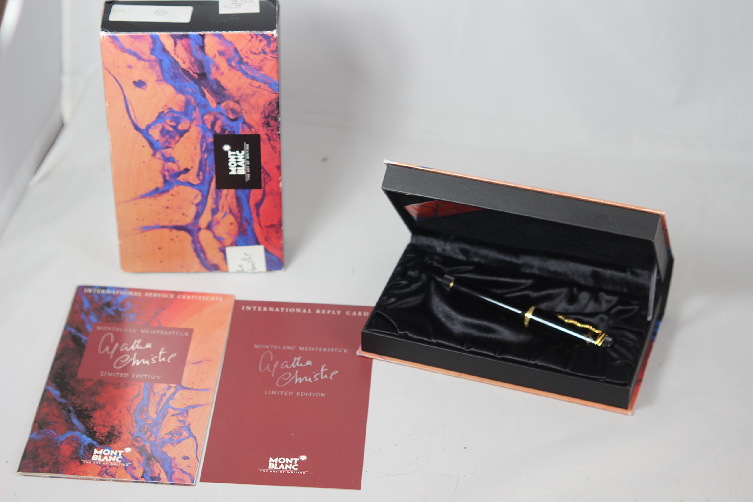 Amazon | Montblanc 限定版 アガサ・クリスティ 万年筆 | 万年筆