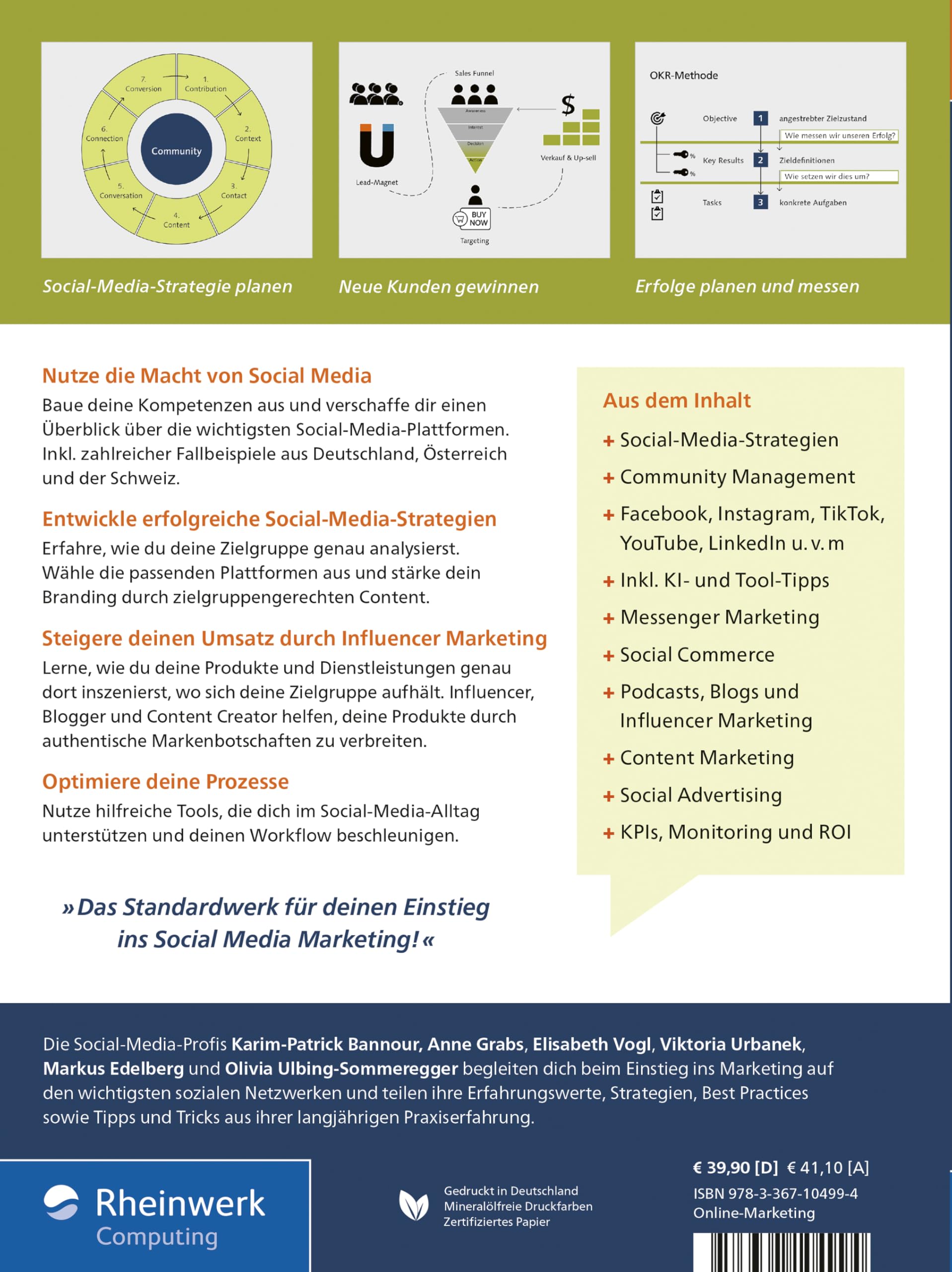 Follow me!: Erfolgreiches Social Media Marketing mit Facebook, Instagram, LinkedIn, TikTok und Co. Das Standardwerk im Digital Marketing. Neue 7. Auflage