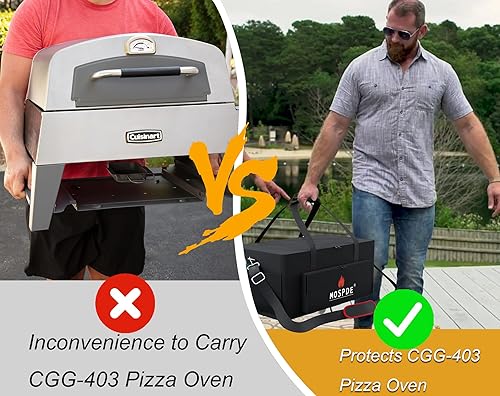 Miniatura 2 de Bolsa de transporte para horno de pizza Cuisinart CGG-403 3 en 1 para horno de pizza Plus, se adapta a Cuisinart CGC-103 3 en 1 para horno de pizza,