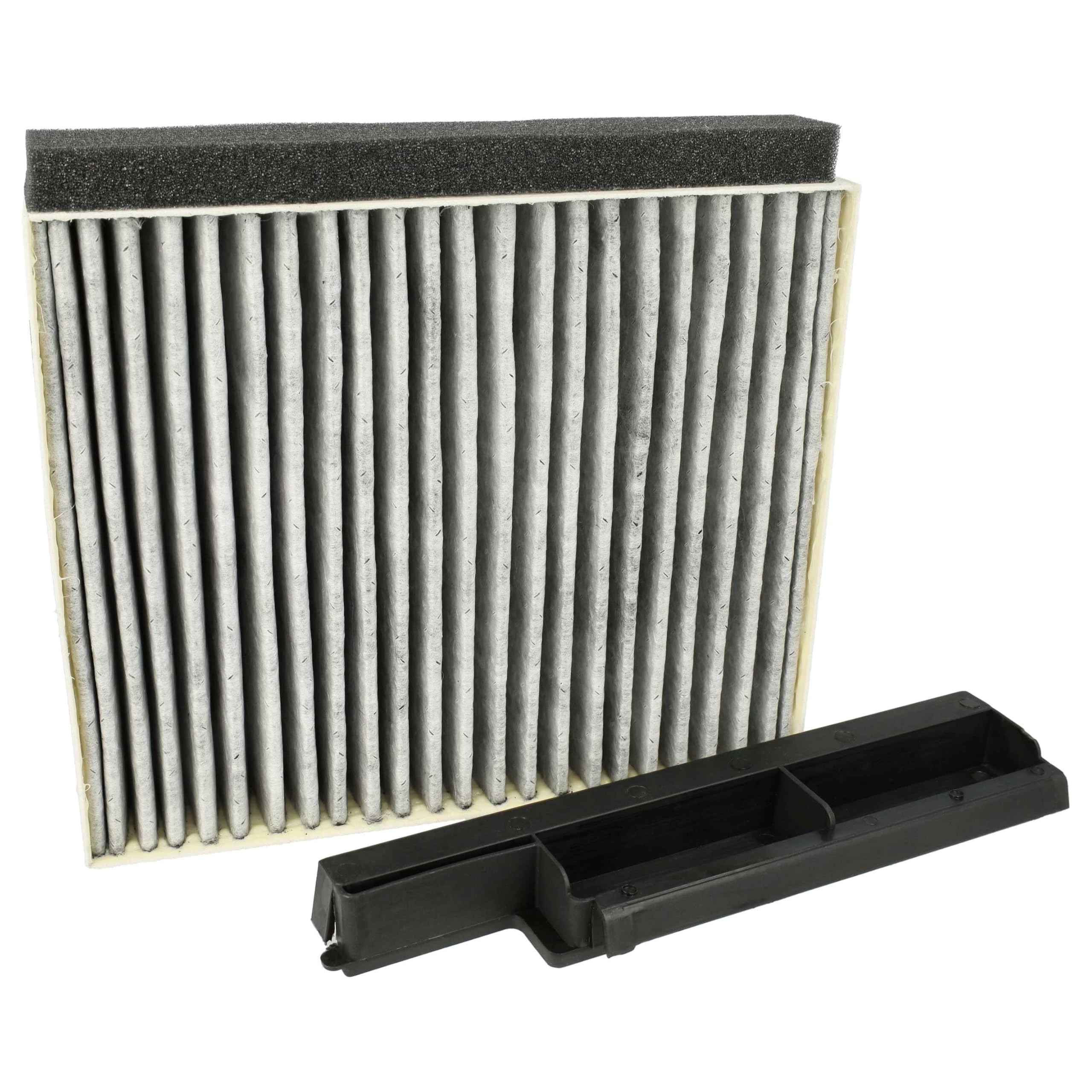 vhbw 2x Aktivkohlefilter kompatibel mit Bosch DWB66BC50 | DWB66BC50/01, DWB64BC50/01, DWB64BC50B/01 Dunstabzugshaube + Halterahmen