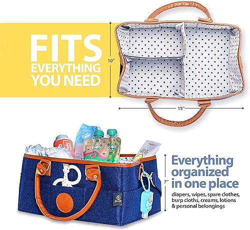 Miniatura 8 de Organizador de pañales para bebé, organizador de pañales para bebé, organizador de pañales perfecto para cambiador de guardería, ducha de recién