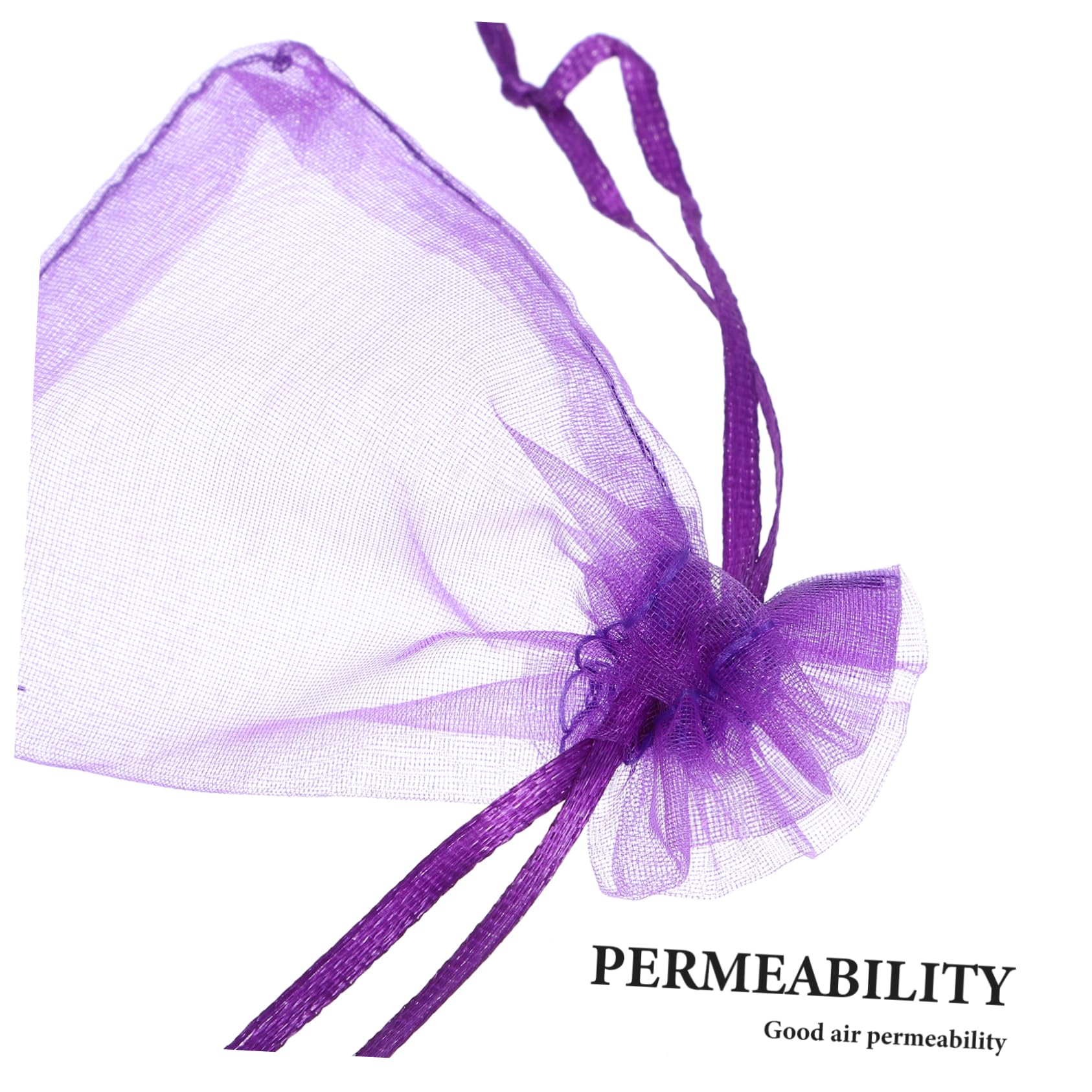 Ciieeo 500 STK Tasche mit Kordelzug Leere Duftbeutel Lila Beutelbeutel Duftsäckchen Lavendelbeutel für Trockenblumen dekoratives Lavendelsäckchen Beutel Leere Beutel Spinnen Violett