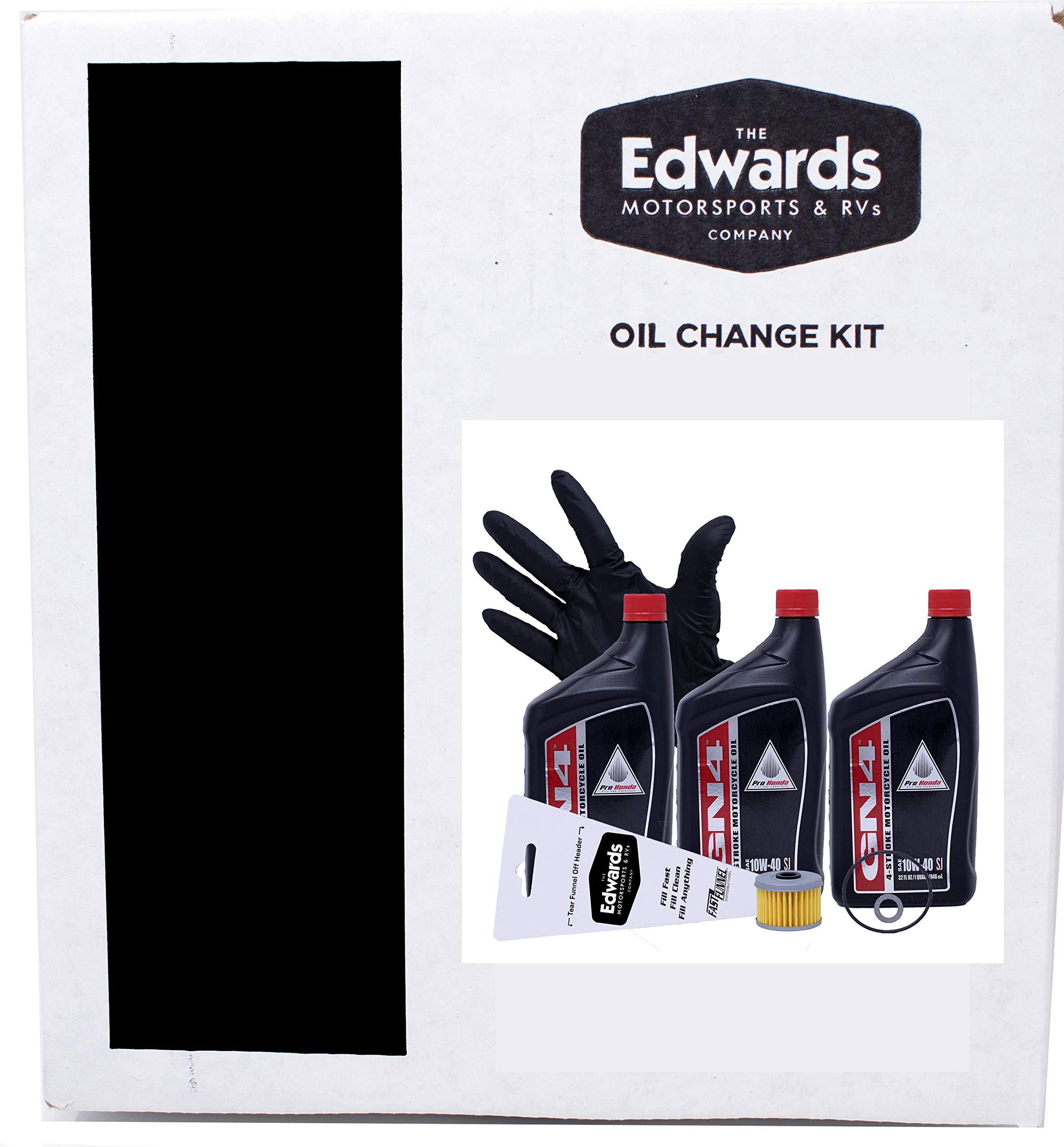 Edwards Oil Change Kit fits 1998-2000 Honda TRX300 TRX300FW ATV
