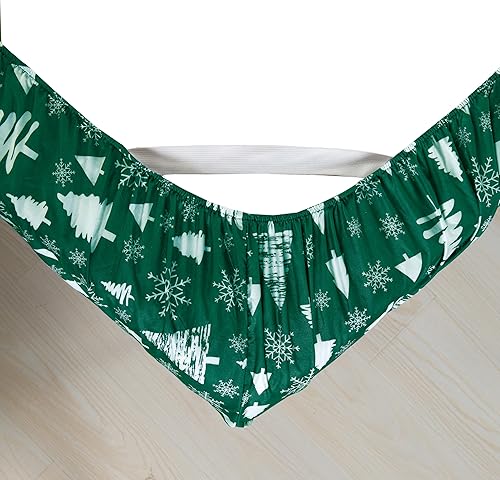 Miniatura 3 de Elegant Comfort Sábanas suaves de lujo con patrón navideño 1500 de microfibra de alta calidad hotelera, suave, resistente a las arrugas y a la