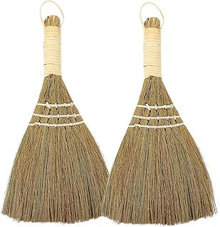 卓上ほうき 小型ダストブラシ ショートハンドル ミニほうき 家庭用オフィス用 窓や家具のほこり取りに便利