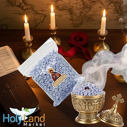 Miniatura 16 de Holy Land Market Incienso de Jerusalén - para iglesia o uso personal, calidad premium del Monte Athos (Nardo, 1 oz)