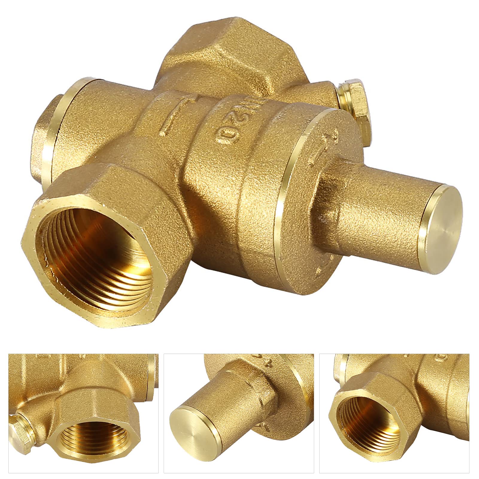 Dn25 Adjustable Water Pressure Reducing Regulator, Brass Water Pressure Reducing Valve Pressure Gauge Water Pressure Gauge (dn25)- | AE